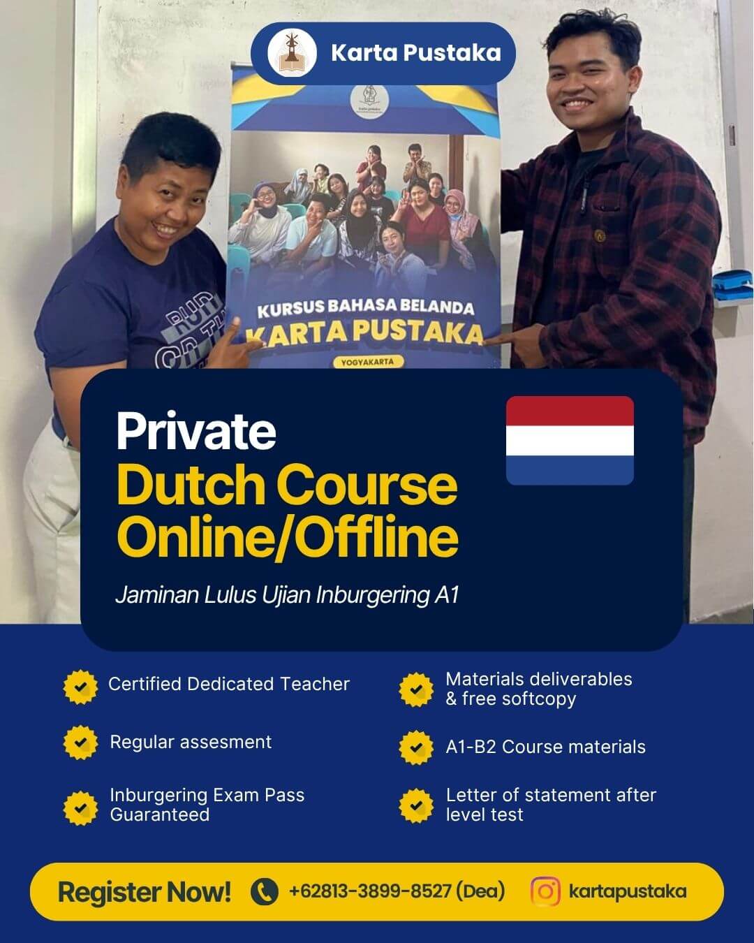 Private Offline Online Mula Dari Level A1 – C1